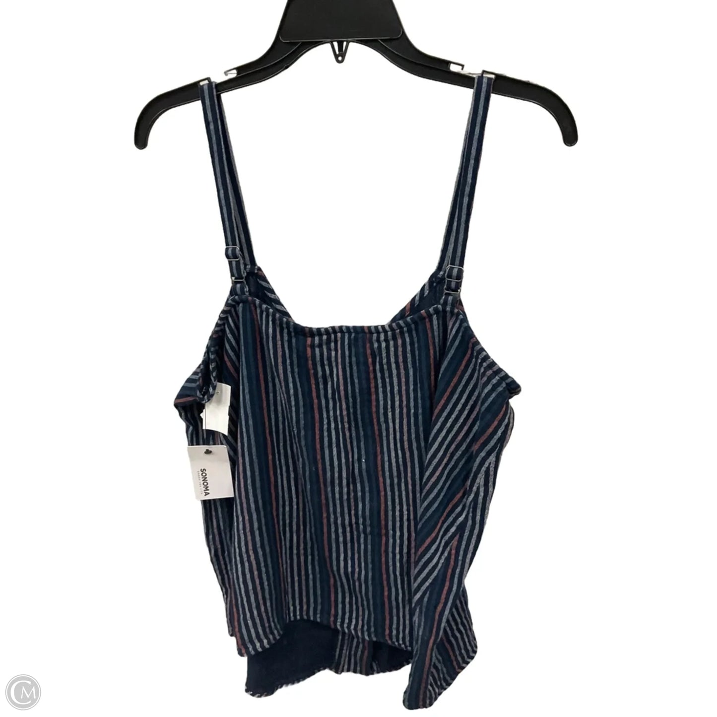 Top Sleeveless By Sonoma In Blue, Size: Xl