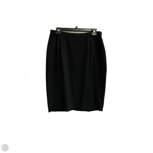 Skirt Midi By Eileen Fisher In Black, Size: 8