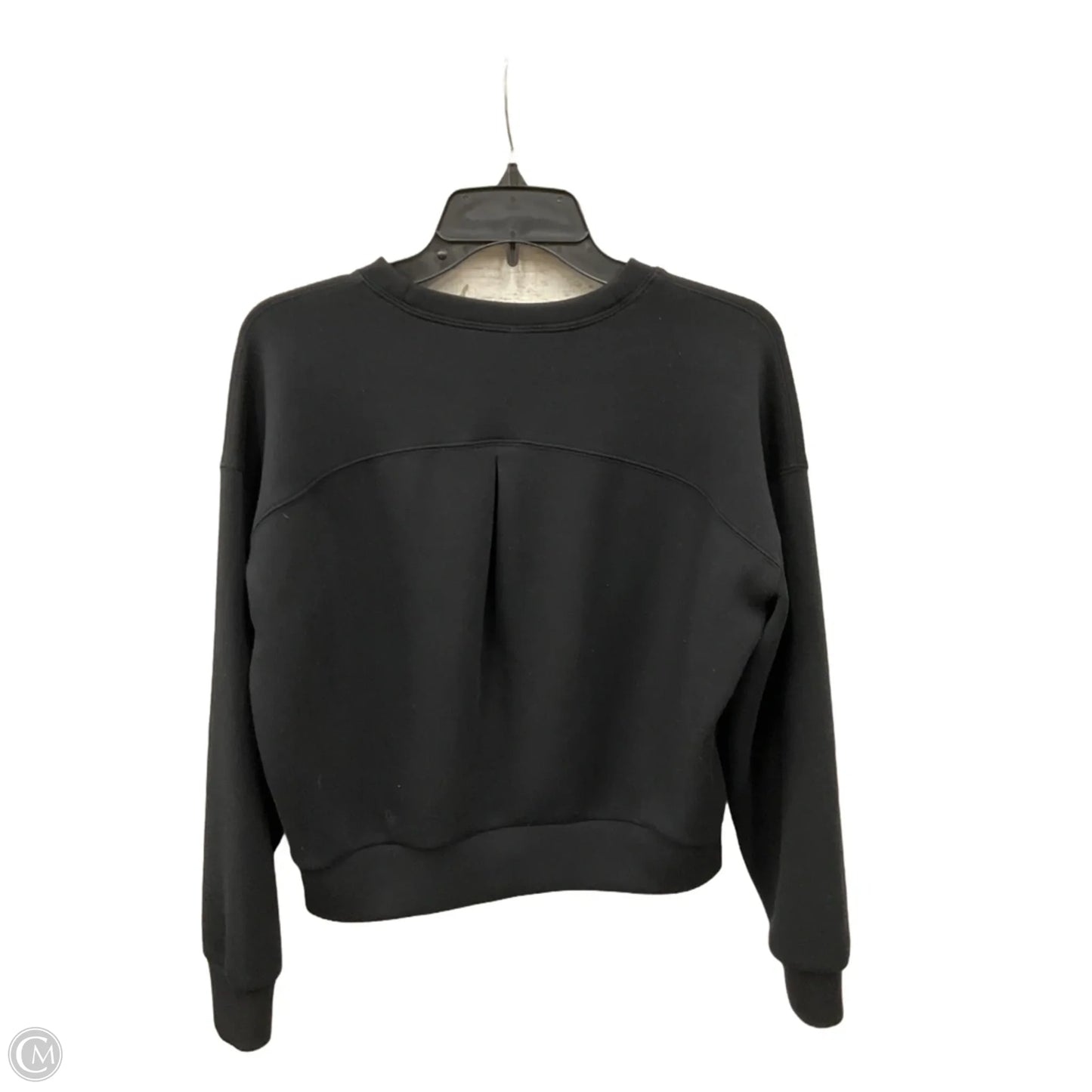 Athletic Sweatshirt Crewneck By Spanx In Black, Size: Xs