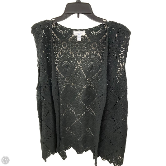 Cardigan By Passport In Black, Size: Xl