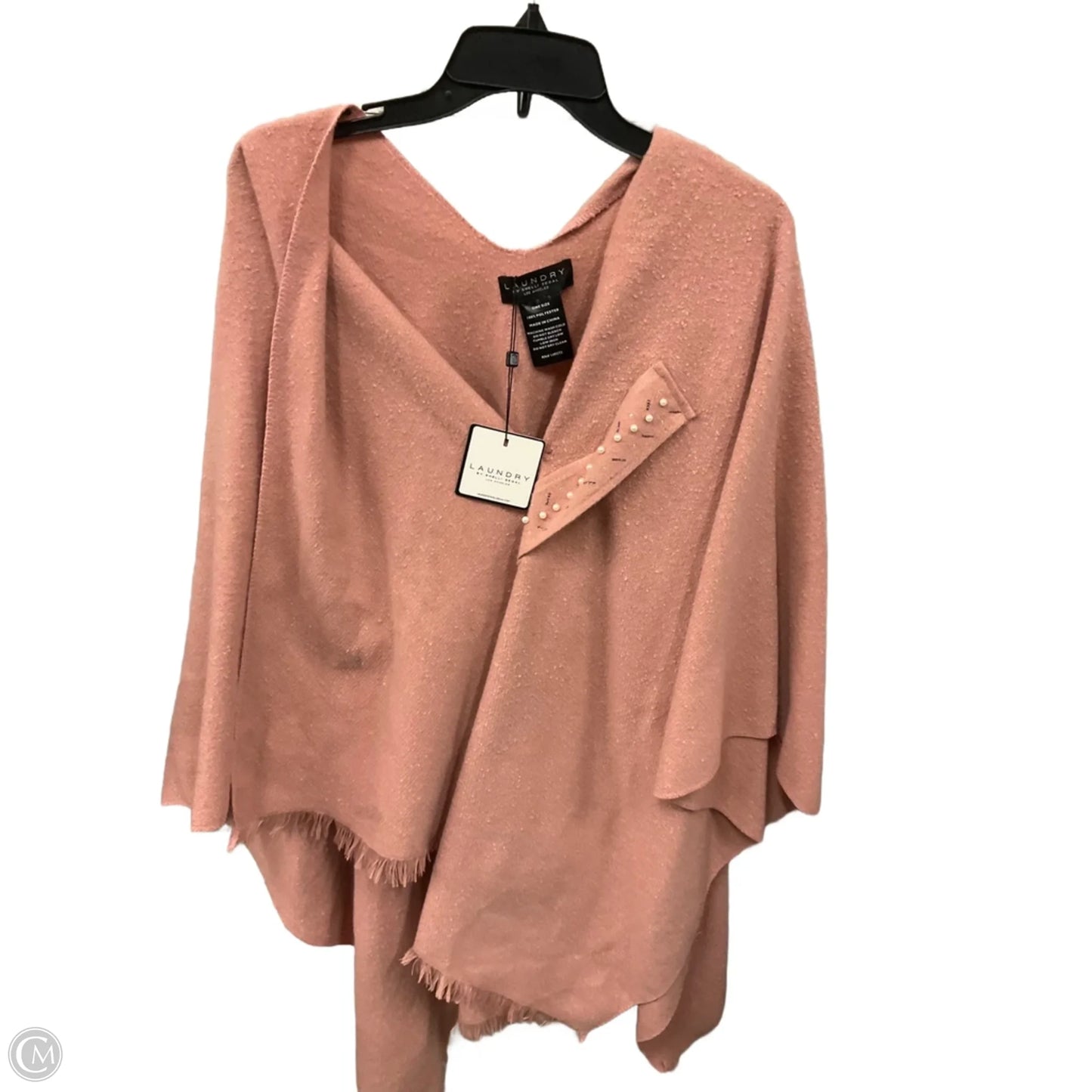 Poncho By Laundry In Pink, Size: Osfm