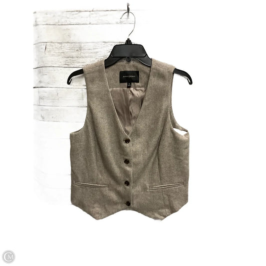 Blouse Sleeveless By Banana Republic In Grey, Size: M