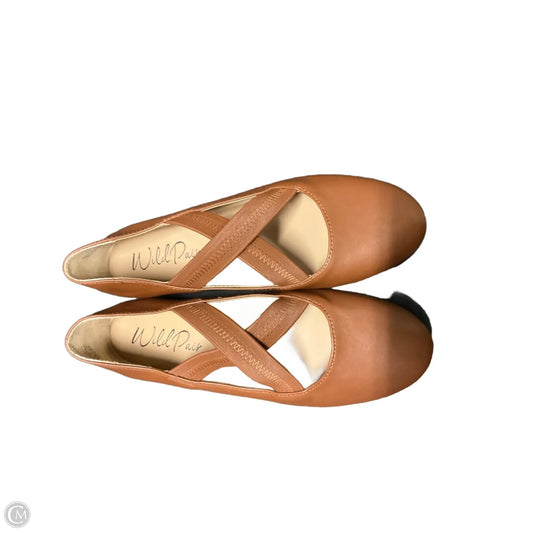 Shoes Flats By Clothes Mentor In Brown, Size: 7