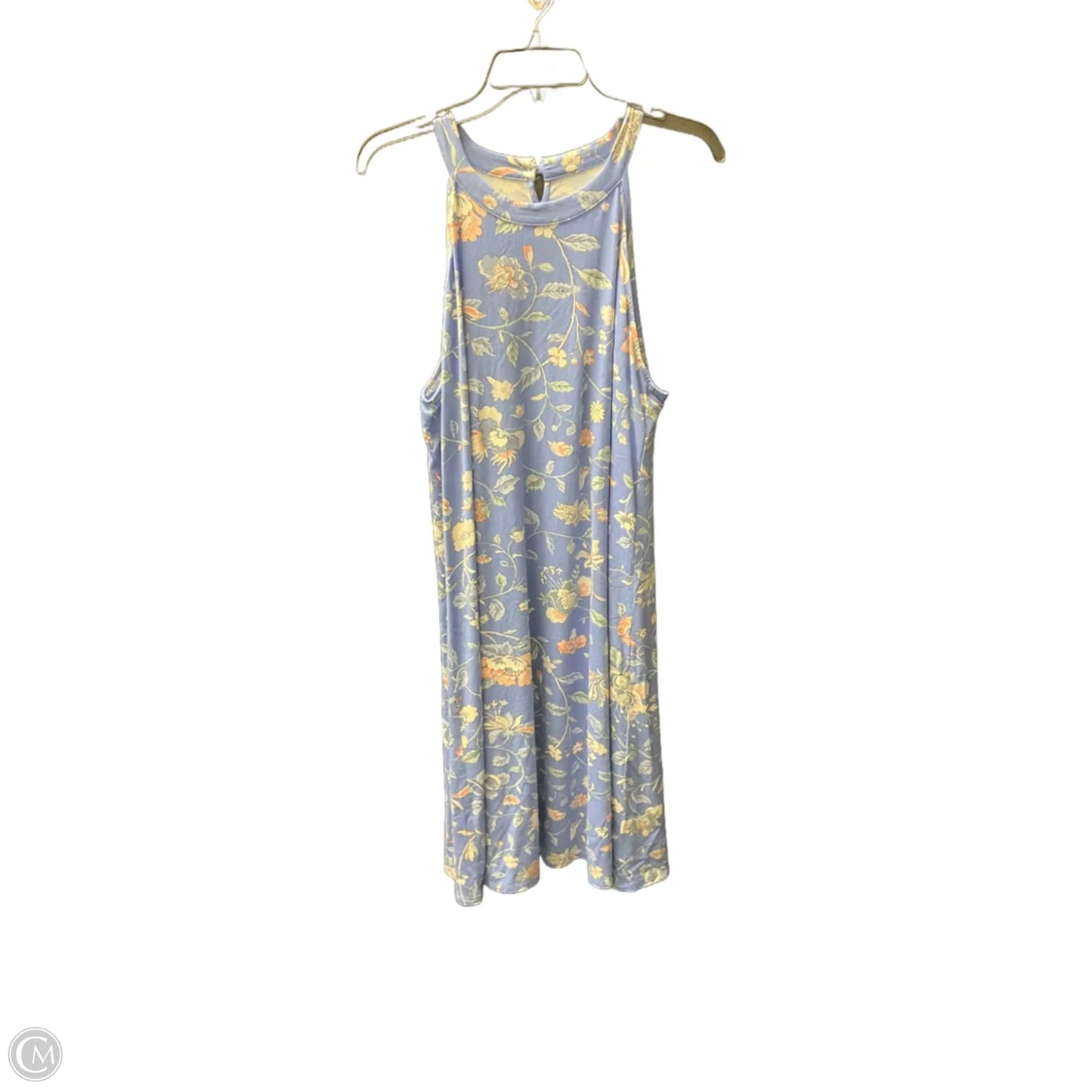 Dress Casual Maxi By Loft In Blue, Size: Xxl