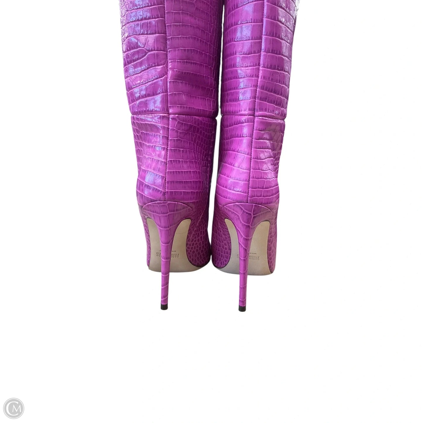 Boots Knee Heels By Cma In Pink, Size: 8