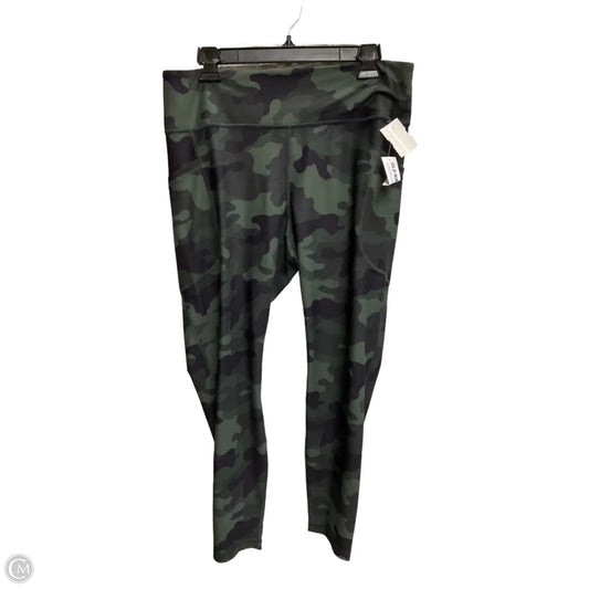 Athletic Leggings By Old Navy In Camouflage Print, Size: Xl