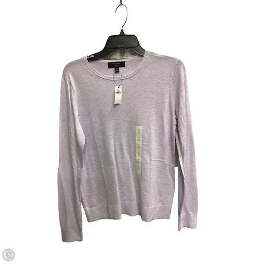 Top Long Sleeve Basic By Banana Republic In Purple, Size: M