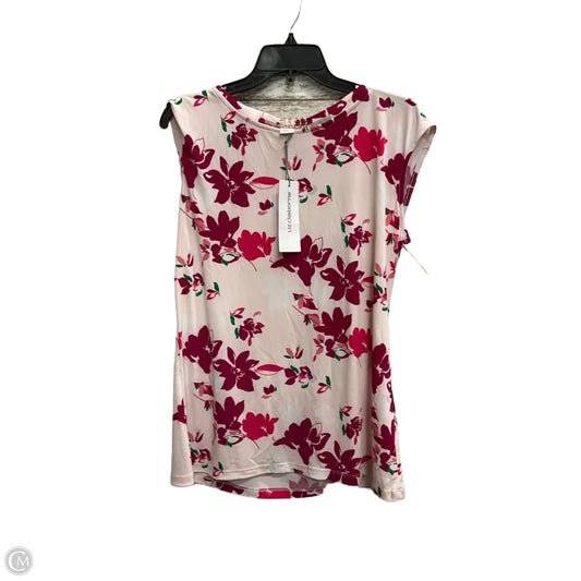 Top Sleeveless By Liz Claiborne In Pink, Size: M