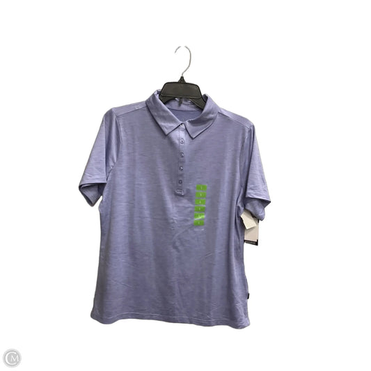 Top Short Sleeve Basic By Skechers In Purple, Size: L