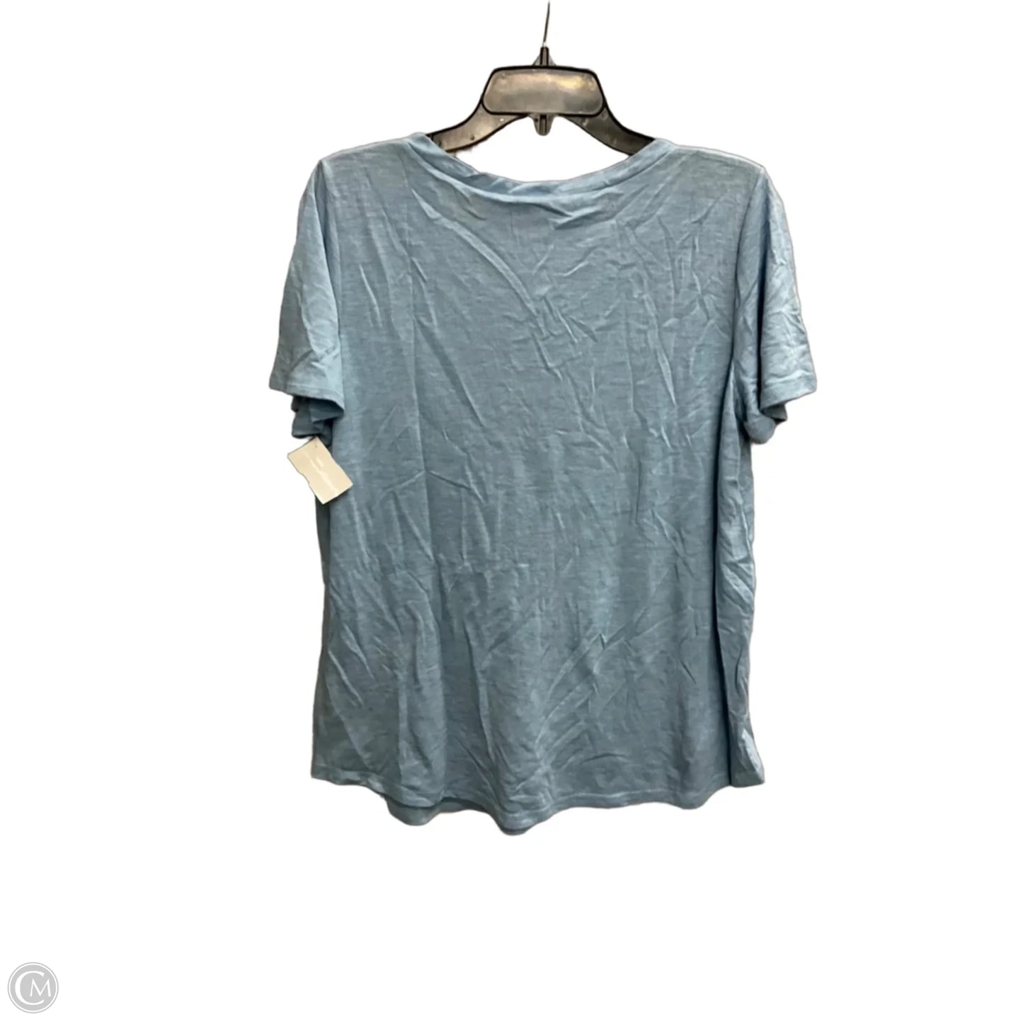 Top Short Sleeve Basic By Jessica Simpson In Blue, Size: L