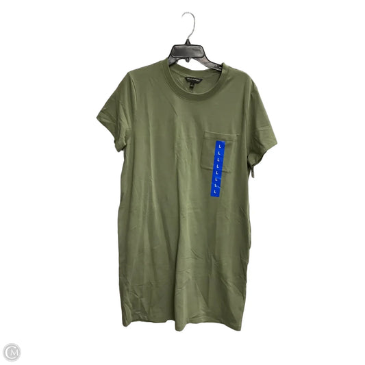 Dress Casual Midi By Banana Republic In Green, Size: L