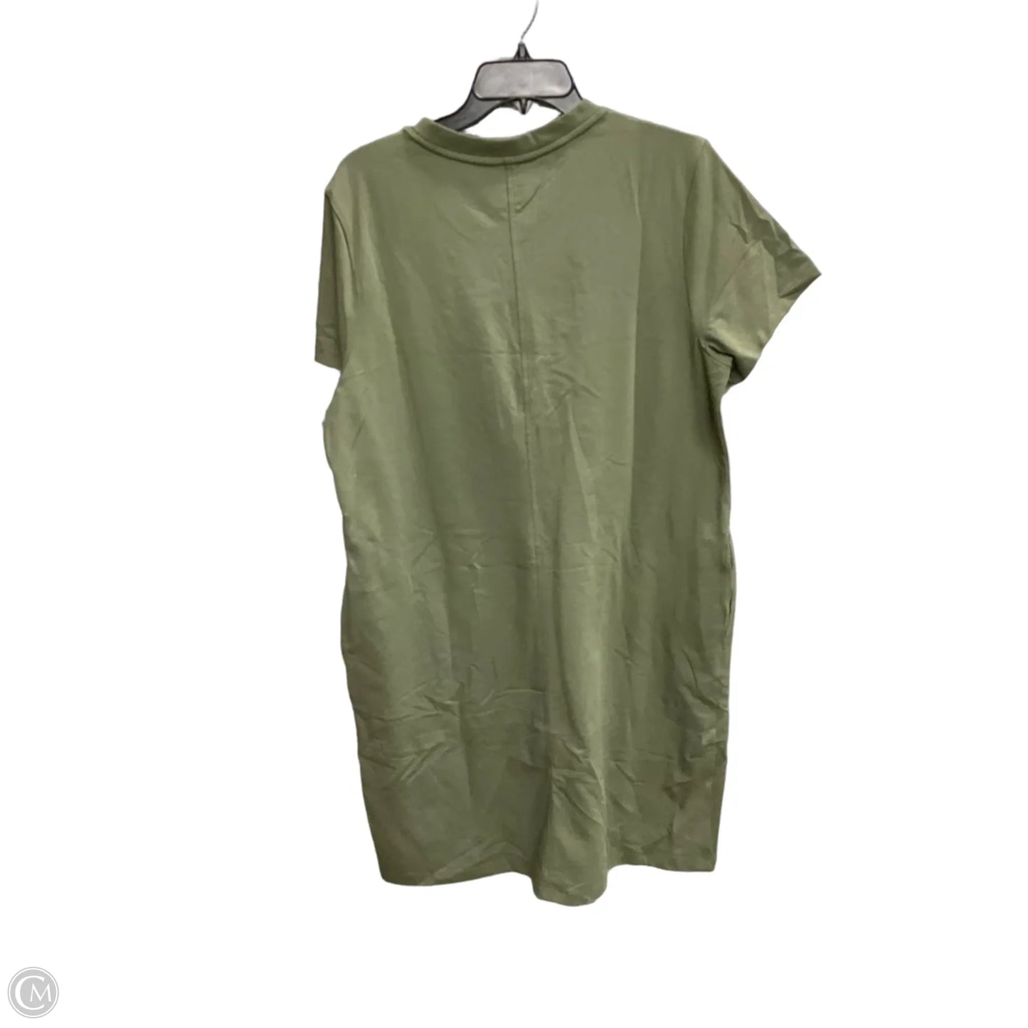 Dress Casual Midi By Banana Republic In Green, Size: L