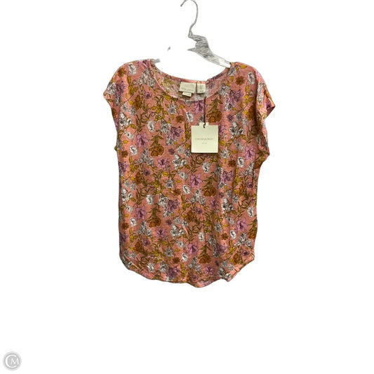 Top Sleeveless By Cynthia Rowley In Floral Print, Size: L