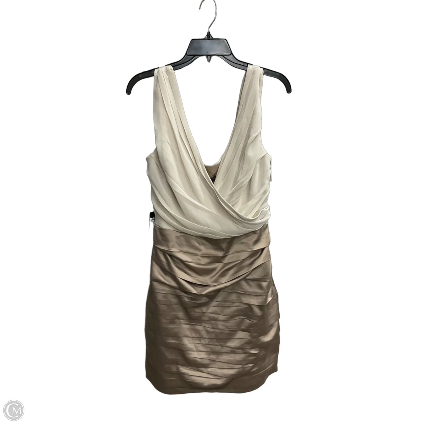 Dress Party Midi By Express In Gold, Size: L