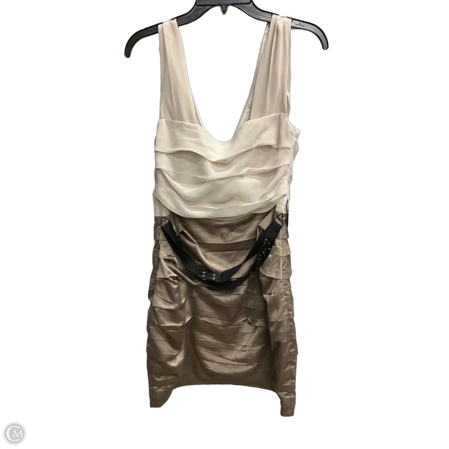 Dress Party Midi By Express In Gold, Size: L