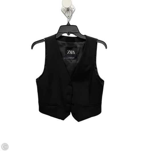 Blouse Sleeveless By Zara In Black, Size: Xs