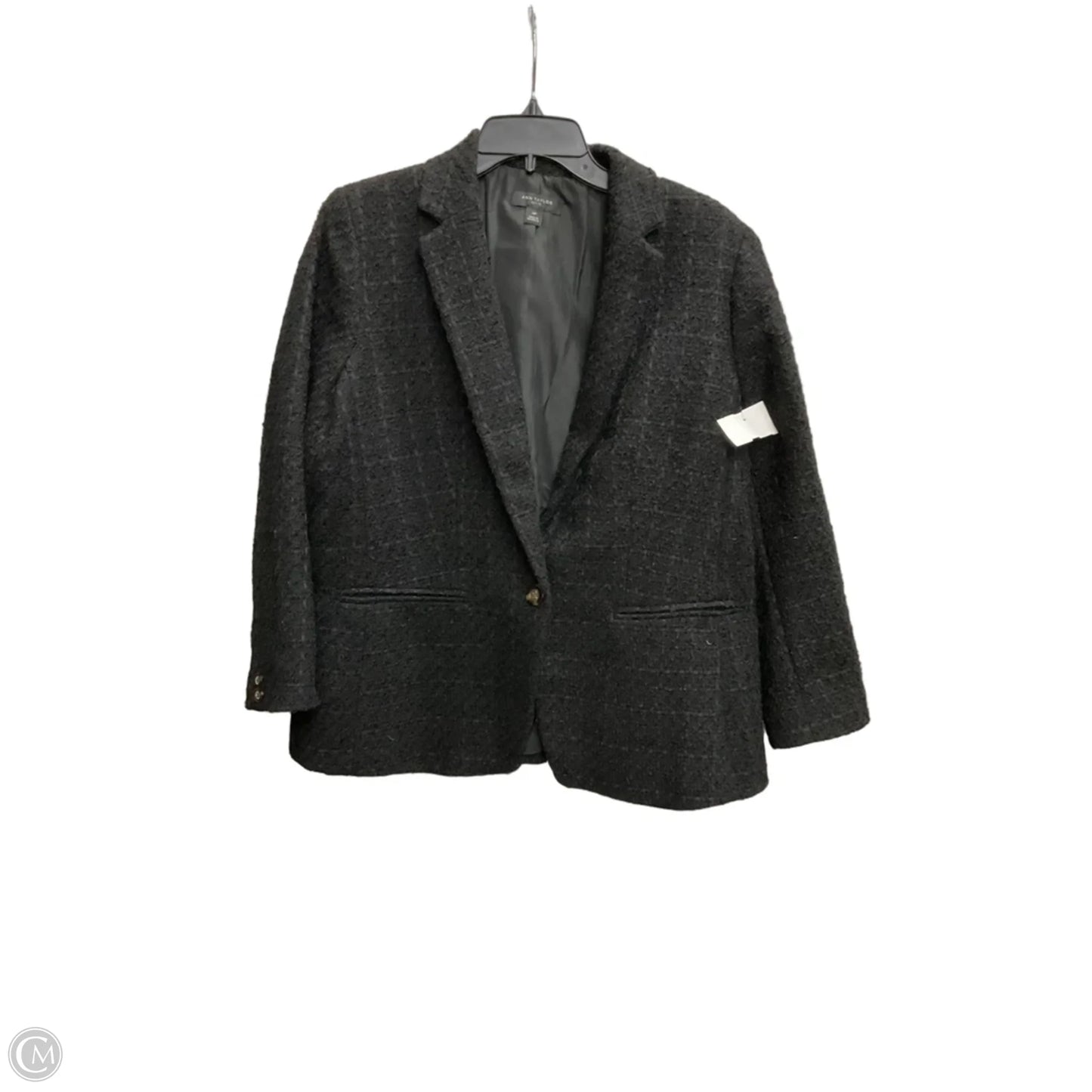 Blazer By Ann Taylor In Black, Size: Xlp