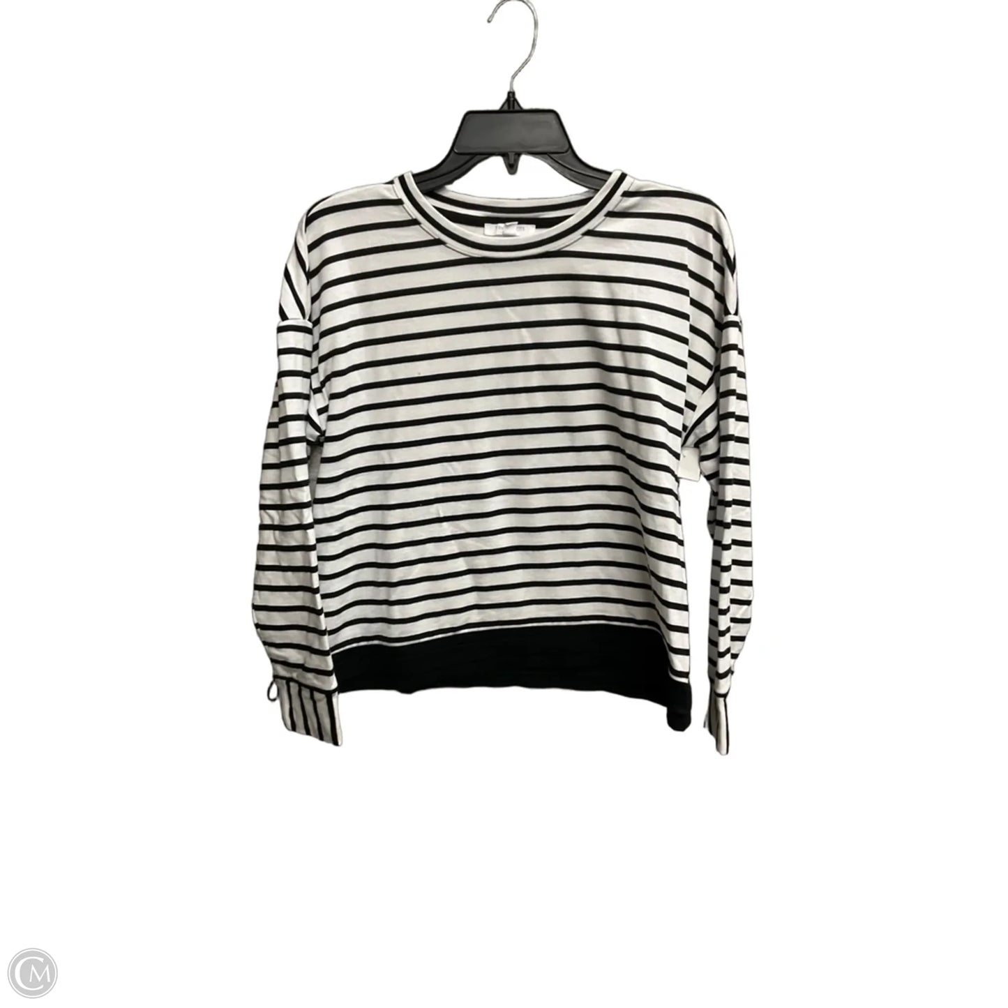 Top Long Sleeve By Talbots In Striped Pattern, Size: Mp