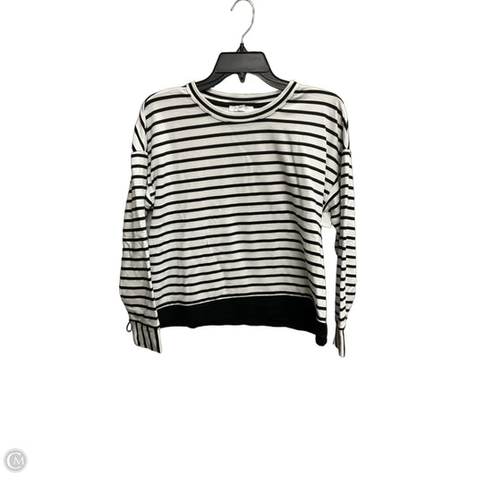 Top Long Sleeve By Talbots In Striped Pattern, Size: Mp