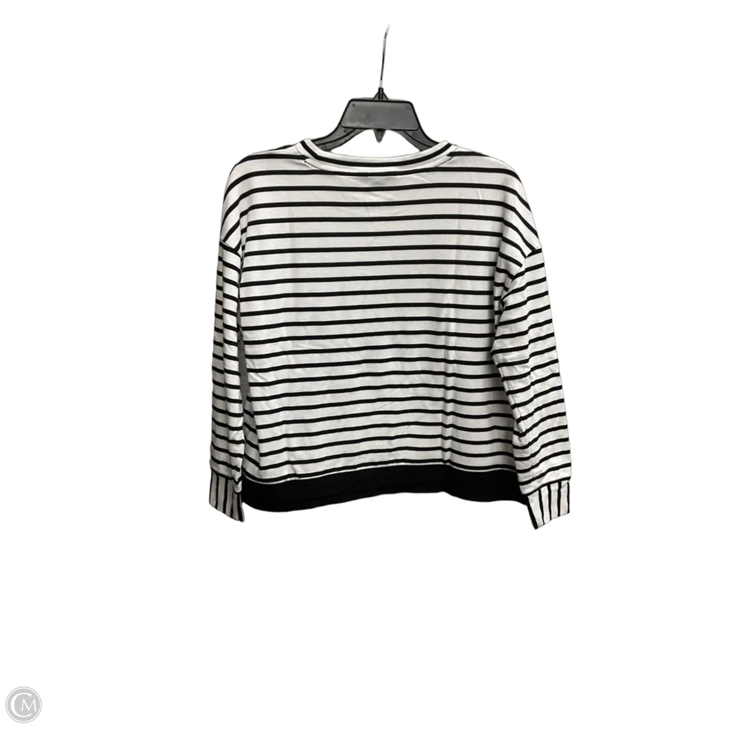 Top Long Sleeve By Talbots In Striped Pattern, Size: Mp