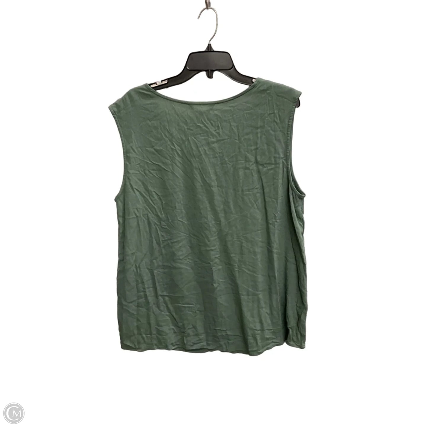 Top Sleeveless Basic By Clothes Mentor In Green, Size: Xl