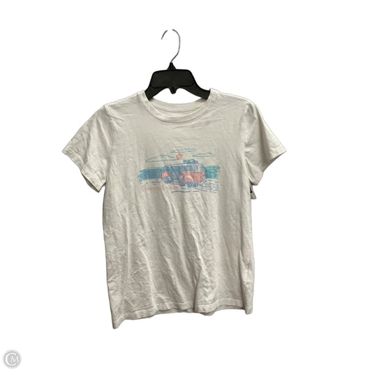 Top Short Sleeve Basic By Vineyard Vines In White, Size: S