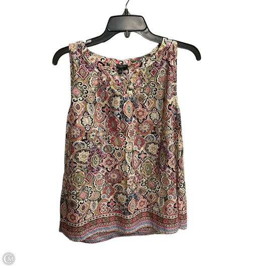 Top Sleeveless By Talbots In Multi-colored, Size: Lp