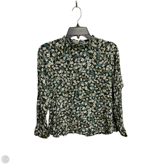 Top Long Sleeve By Loft In Floral Print, Size: Sp