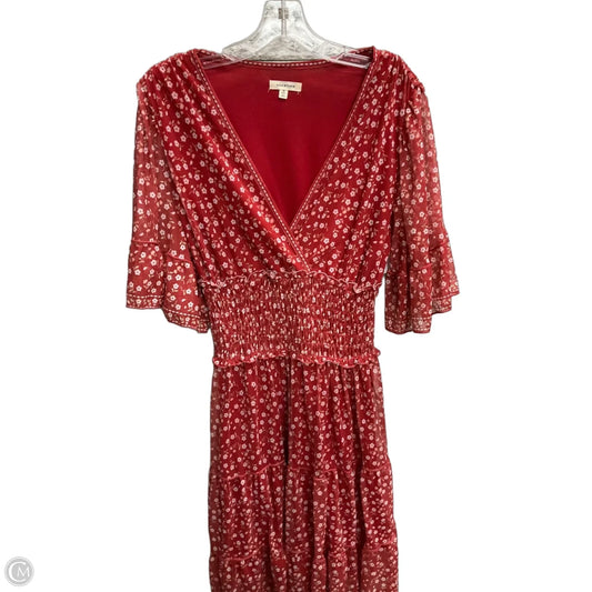 Dress Casual Midi By Max Studio In Red, Size: M