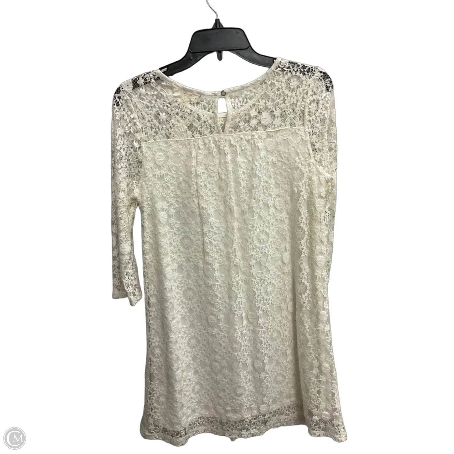 Dress Casual Short By Monteau In Cream, Size: S