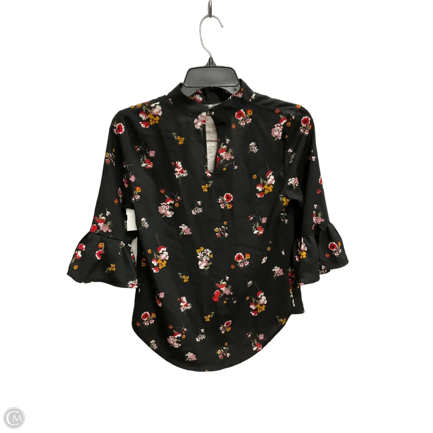 Top Short Sleeve By Meraki In Floral Print, Size: S