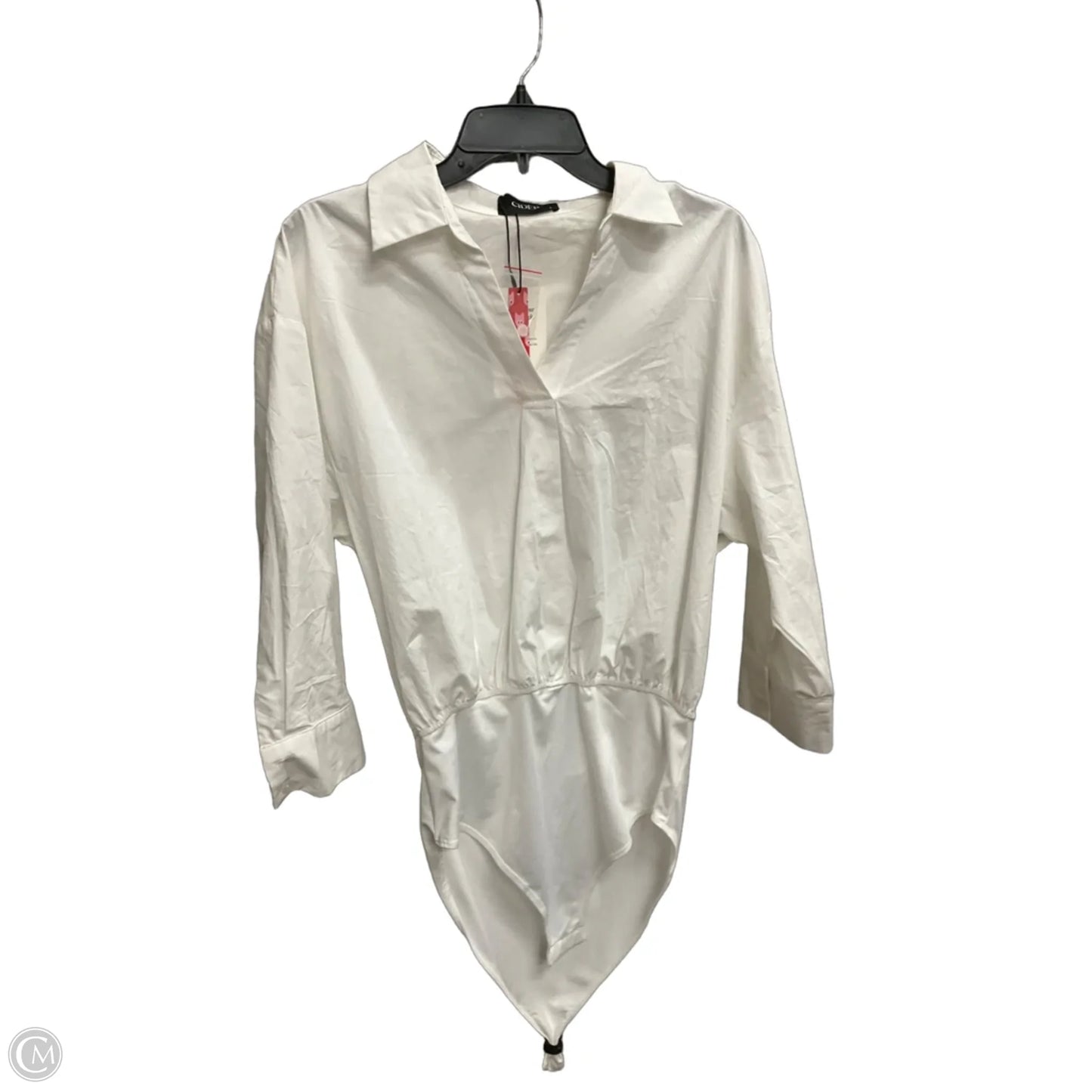 Bodysuit By Cider In White, Size: L