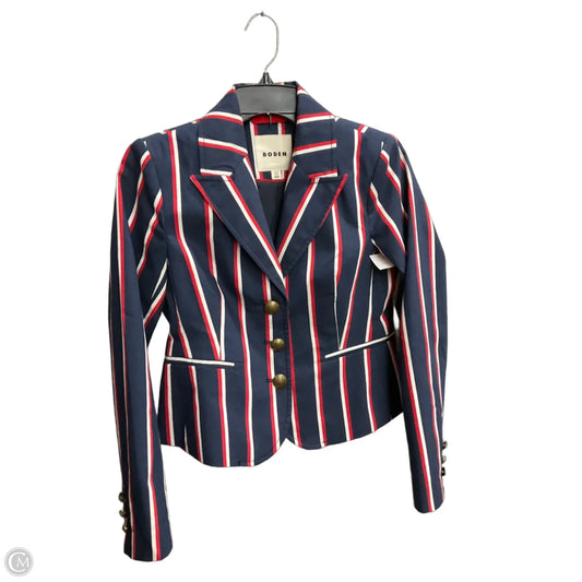 Blazer By Boden In Blue & Red & White, Size: Xsp