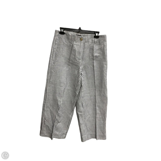 Pants Linen By Talbots In Striped Pattern, Size: 6p