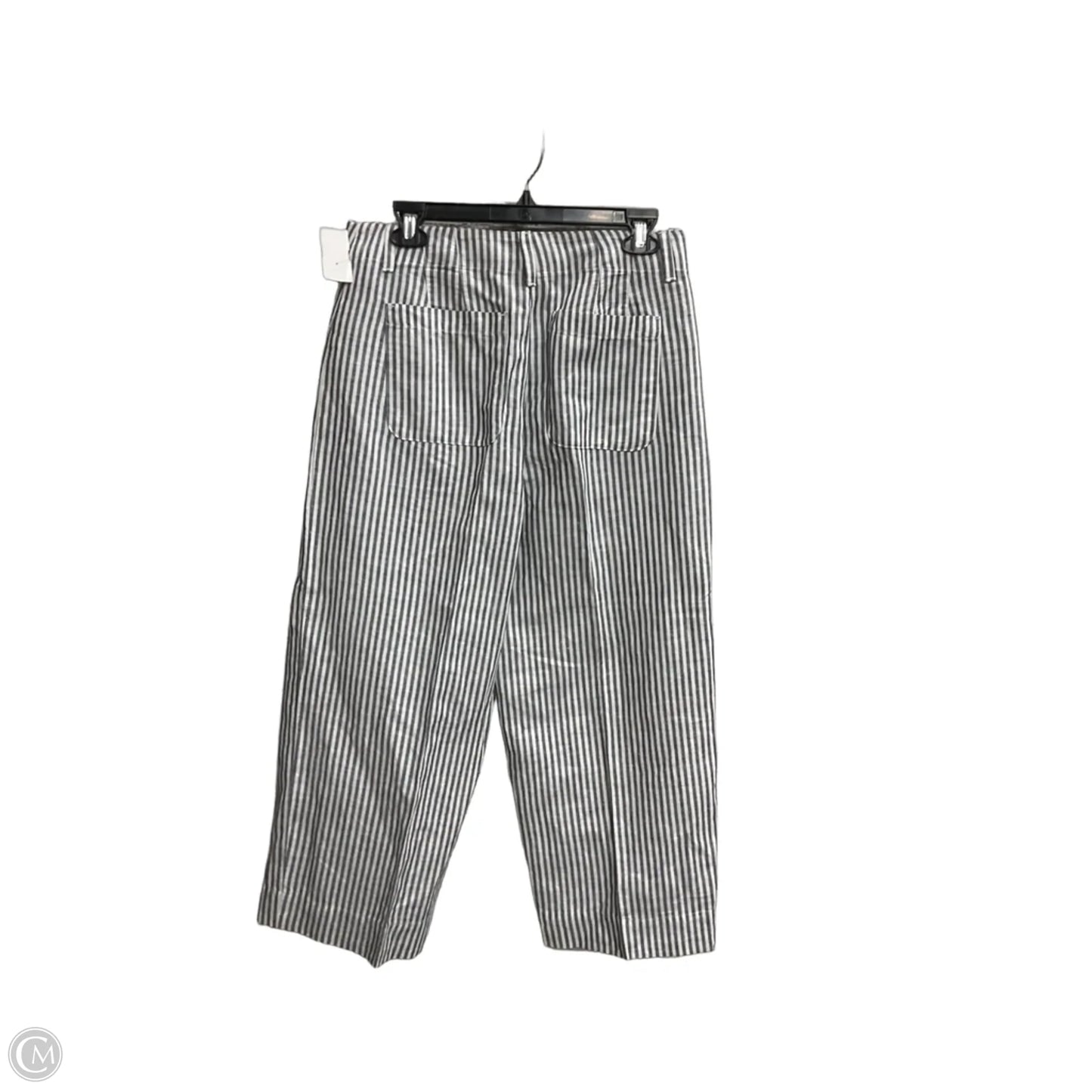 Pants Linen By Talbots In Striped Pattern, Size: 6p