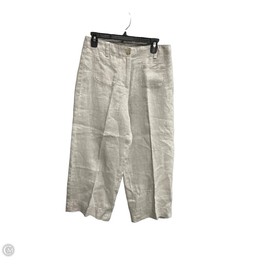 Pants Linen By Talbots In Grey, Size: 6p