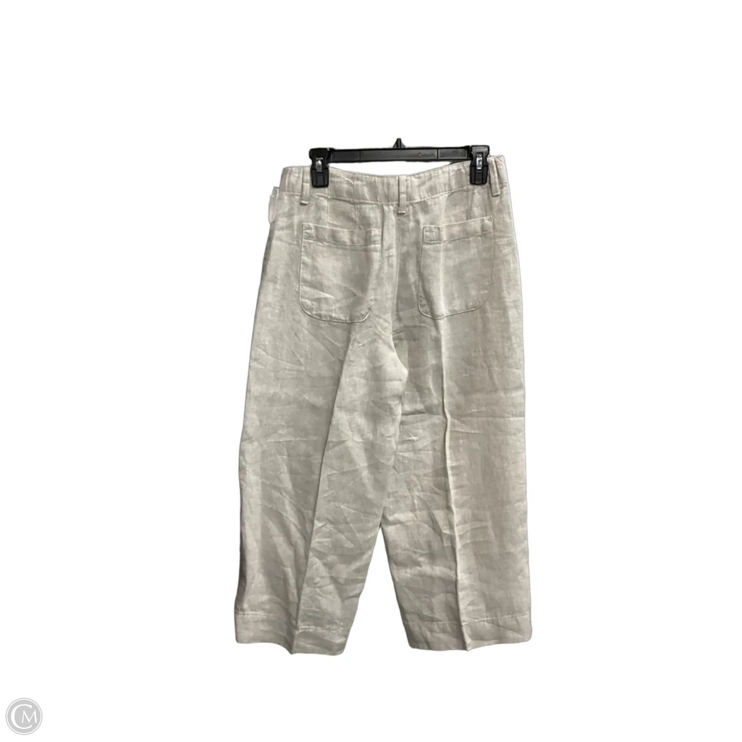Pants Linen By Talbots In Grey, Size: 6p