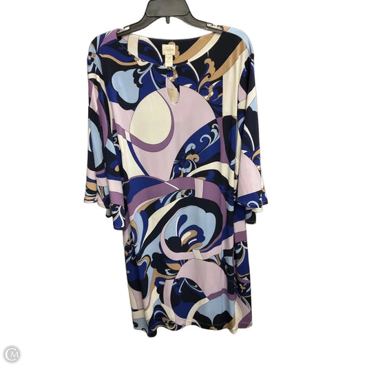 Dress Casual Midi By Chicos In Purple, Size: Xxl