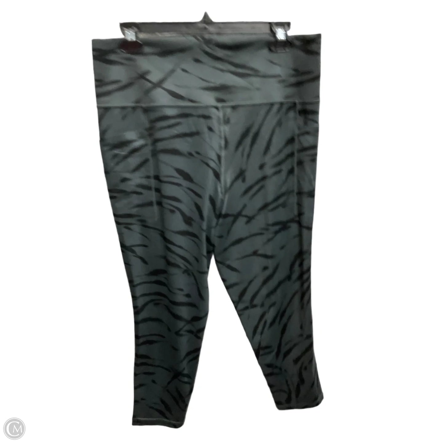 Athletic Leggings By Athleta In Grey, Size: Xl