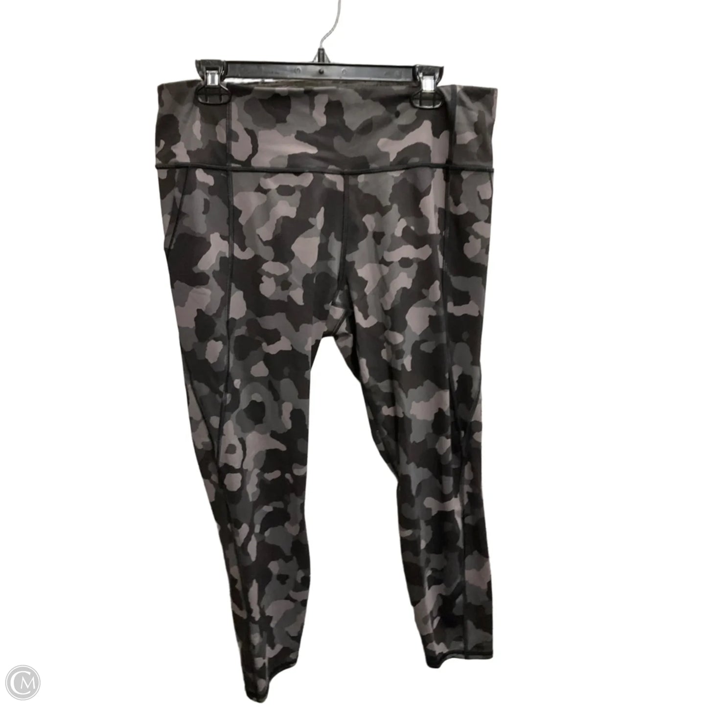 Athletic Leggings By Athleta In Camouflage Print, Size: Xl
