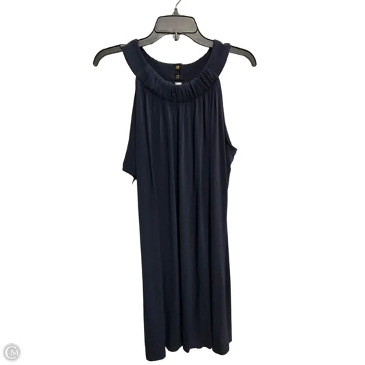 Dress Casual Midi By Calvin Klein In Blue, Size: L