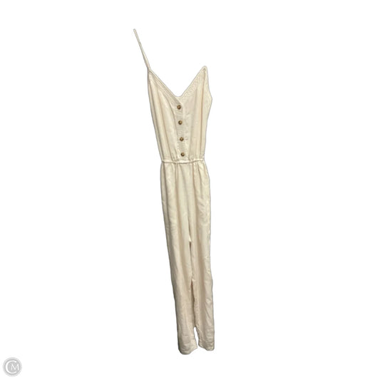 Jumpsuit By Abercrombie And Fitch In Cream, Size: M