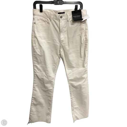 Pants Corduroy By Banana Republic In White, Size: 6l
