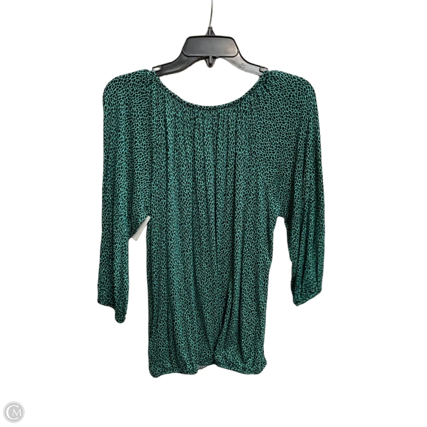 Top Long Sleeve By Michael By Michael Kors In Green, Size: S