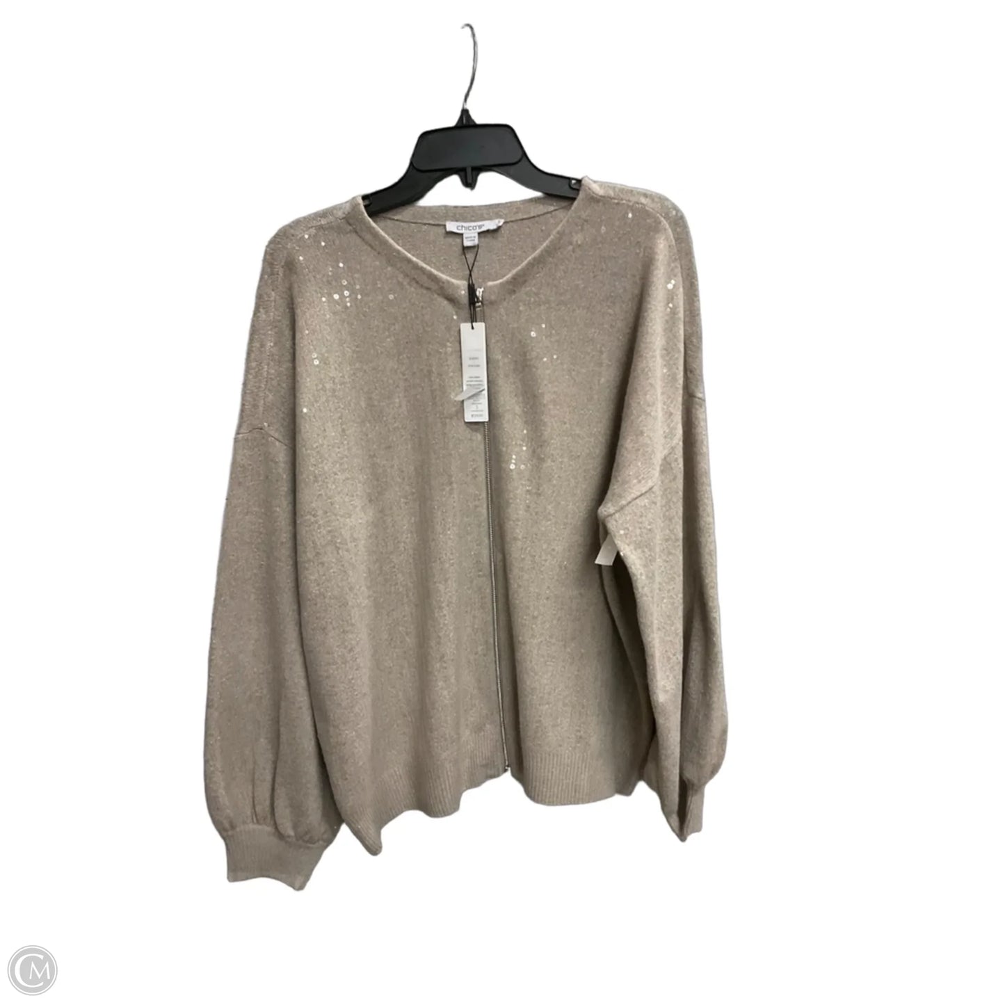 Jacket Other By Chicos In Brown, Size: Xl