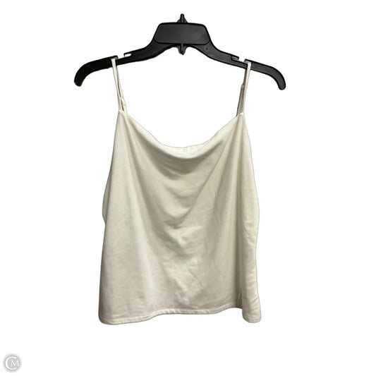 Tank Top By Banana Republic In White, Size: L