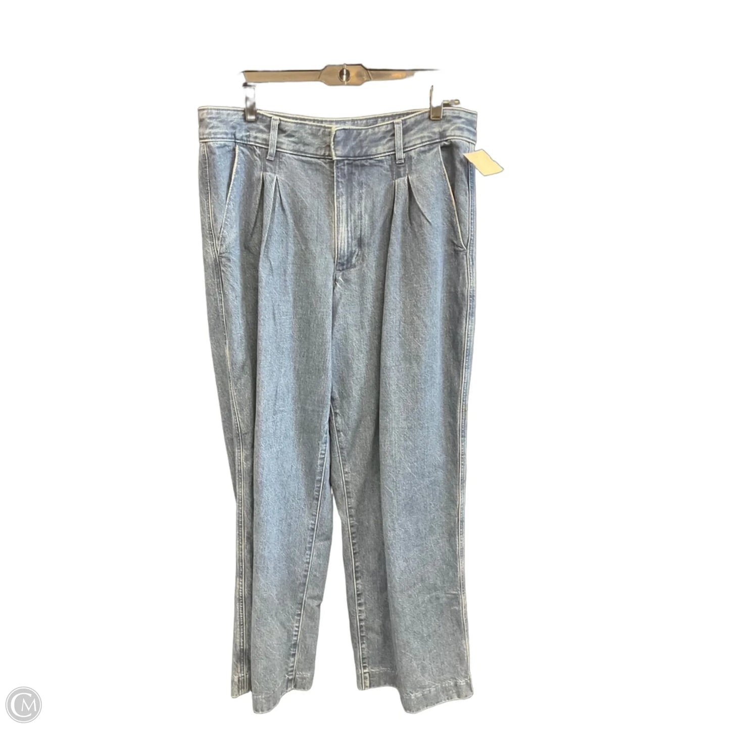 Jeans Wide Leg By Banana Republic In Blue Denim, Size: 12