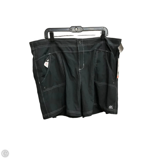 Athletic Shorts By Zero Xposure In Black, Size: 1x