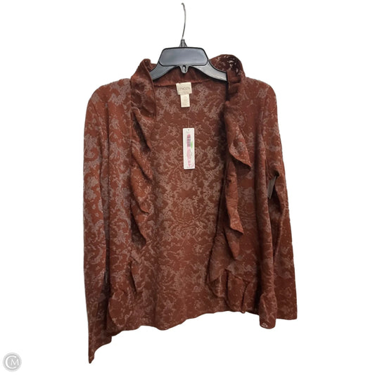 Cardigan By Chicos In Brown, Size: S