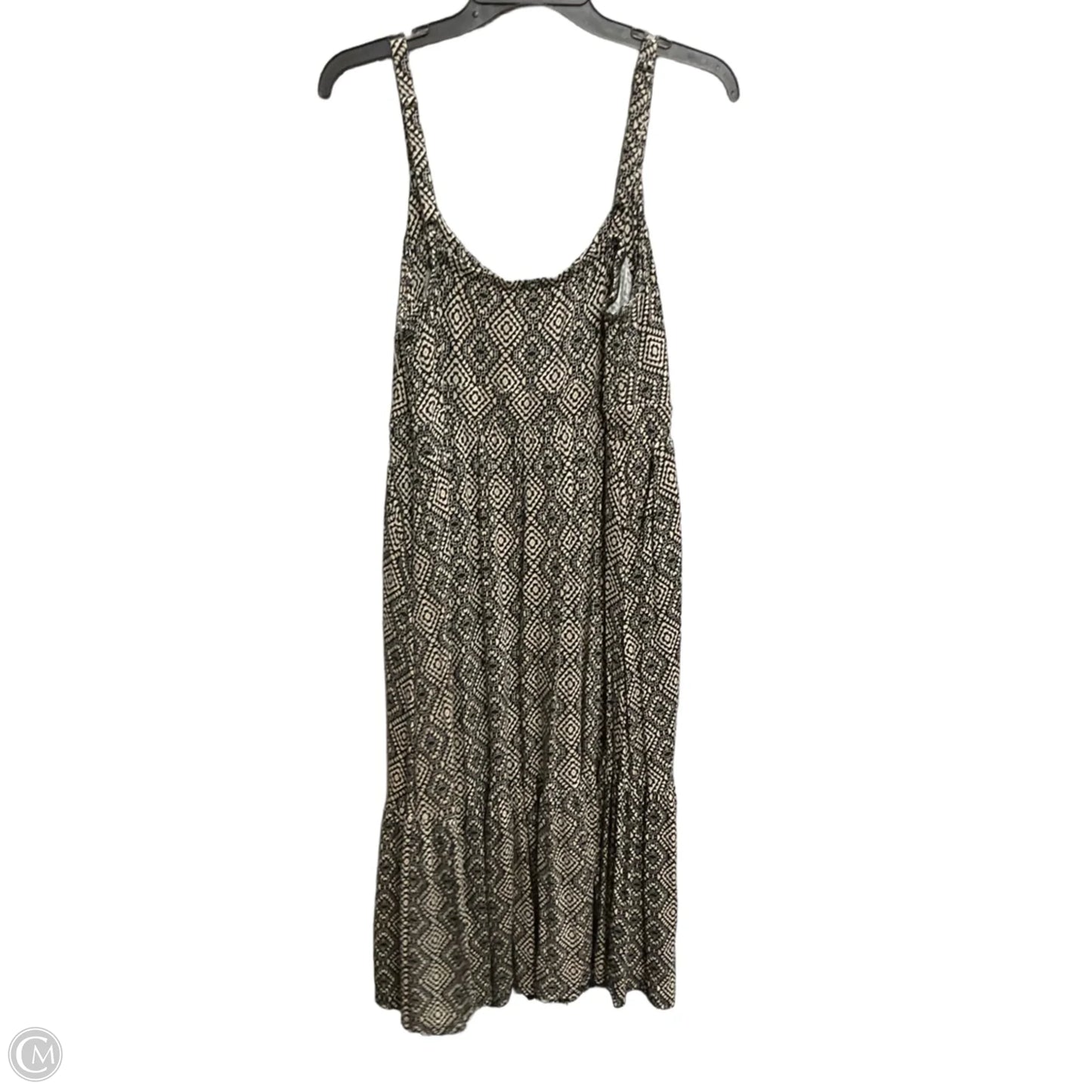 Dress Casual Maxi By Torrid In Black & Cream, Size: 1x